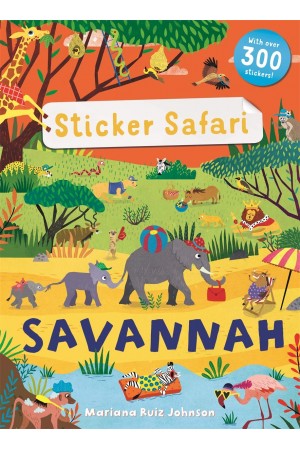 Sticker Safari Savannah Paperback